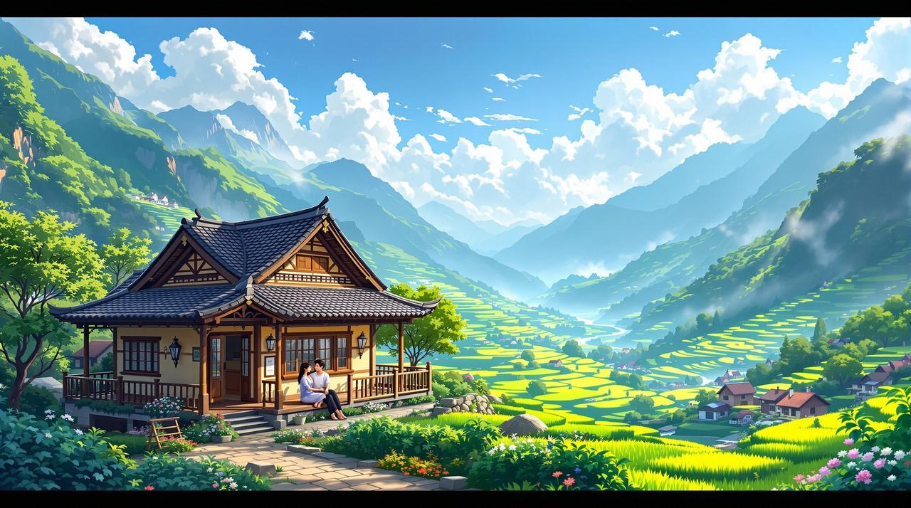 日本短剧客户案例 - 旅游宣传动画《山居岁月》—— 乡村旅游振兴项目